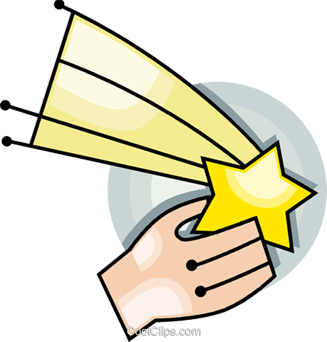 Catch A Shooting Star Royalty Free Vector Clip Art - Clip Art (459x480)