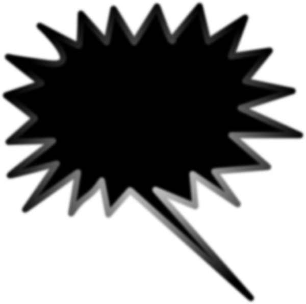 Pop Art Transparent Blank (600x596)