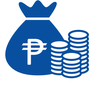 Investing Clipart Financial Wellness - Money Clipart White On Black No Background (430x430)