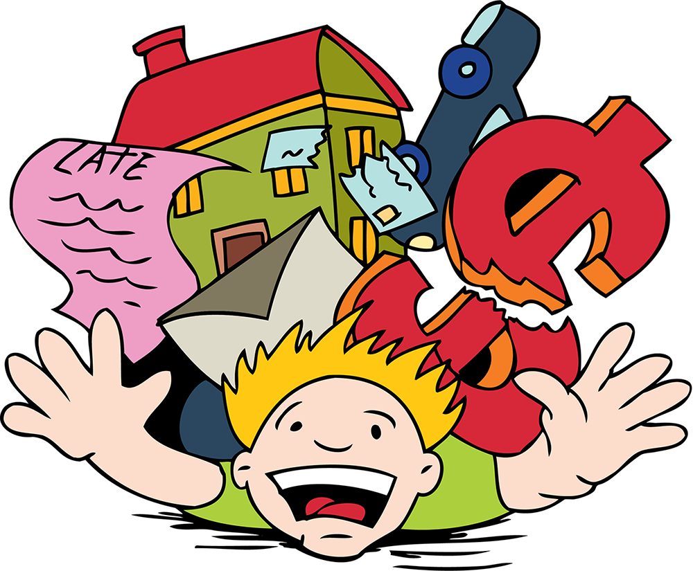Debt Clipart Debt Clip Art - Debt (1000x825)