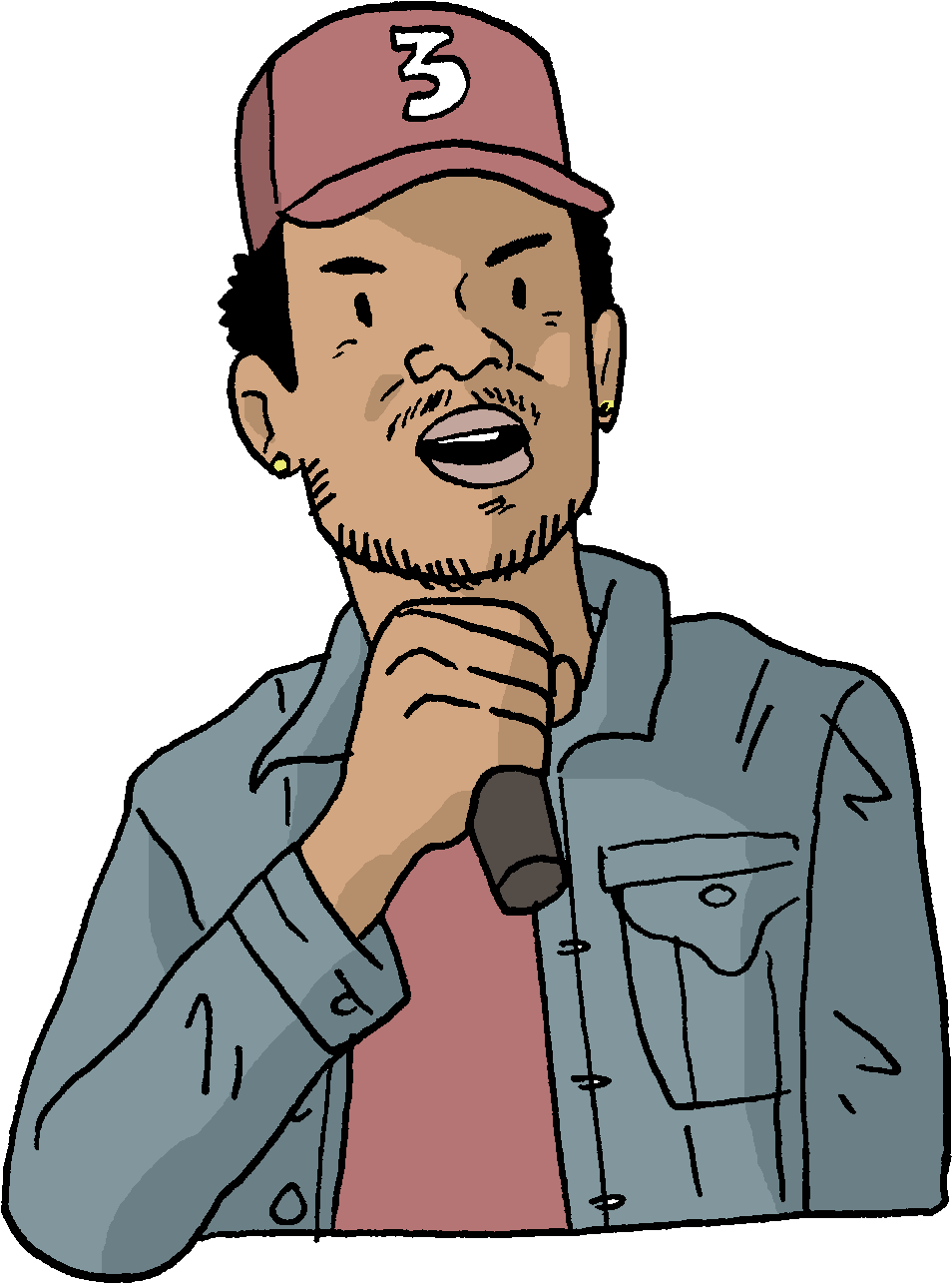 Collection Of The Rapper High Quality - Chance The Rapper Transparent (1056x1338)
