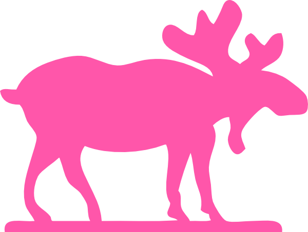 Moose Clipart Small - Moose Clipart (600x453)