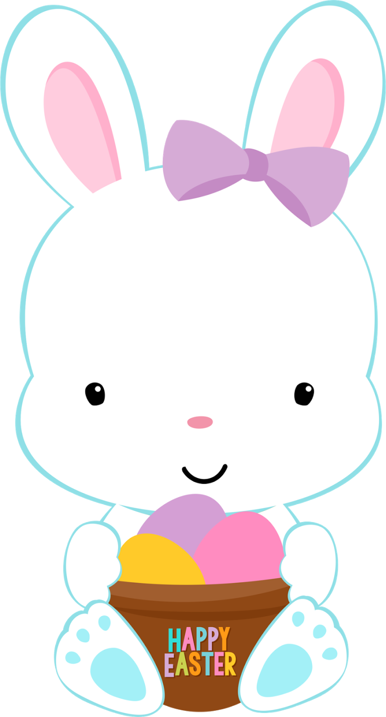 Happy Easter Day, Easter Bunny, Easter Crafts, Rabbit, - Cartoon (759x1408)