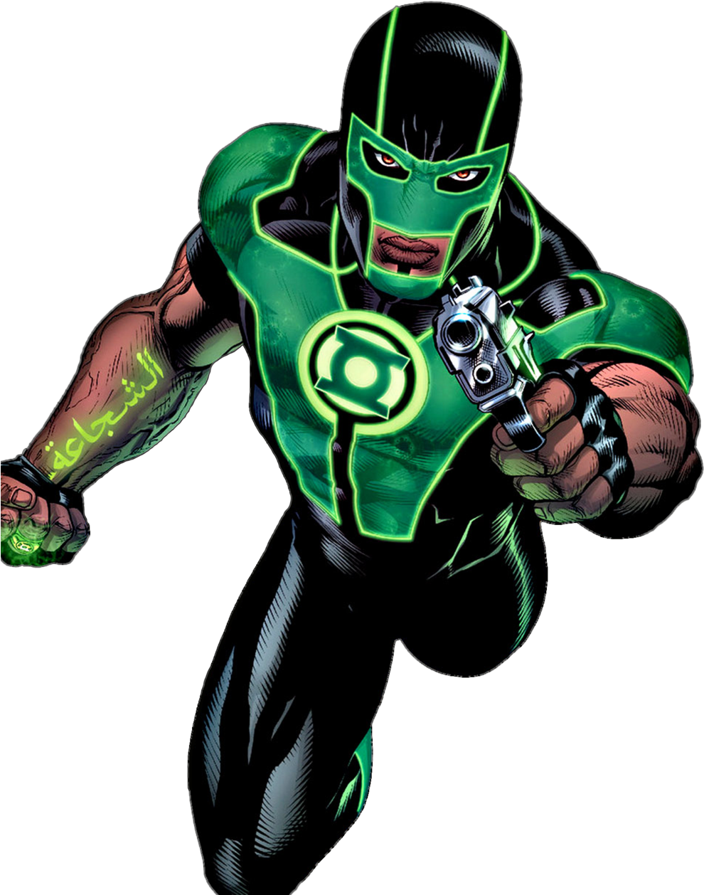 Green-lantern By Bobhertley On Deviantart - Green Lantern Simon Baz (1024x1277)