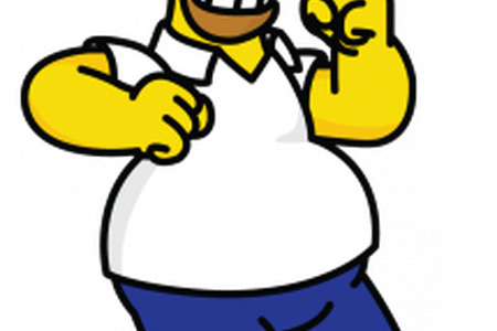 Simple Simpson K Pictures - Drawing (450x300)