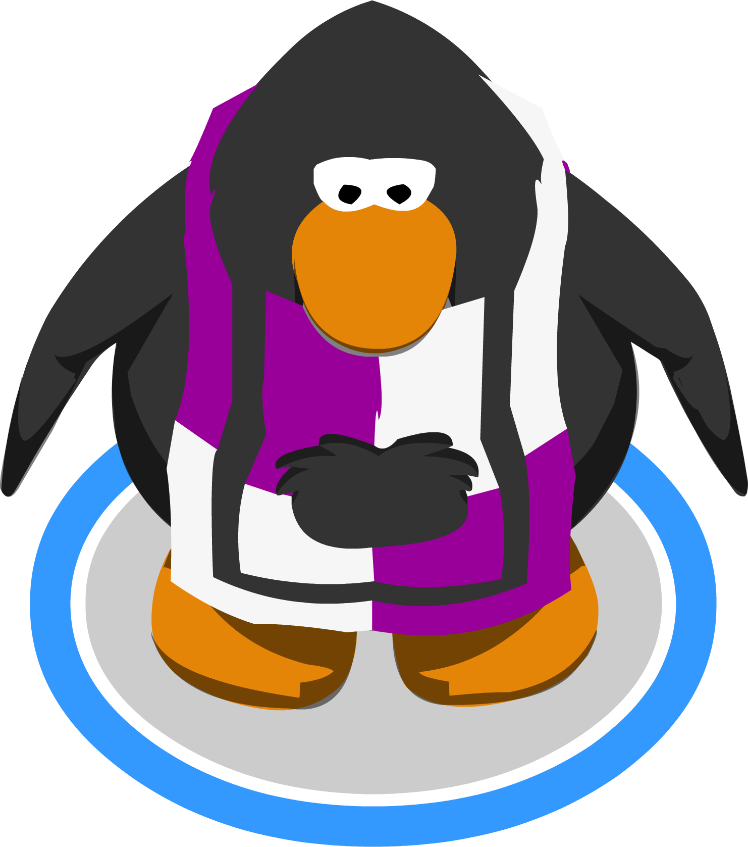 Gorilla Clipart Purple - Club Penguin Png (1482x1677)