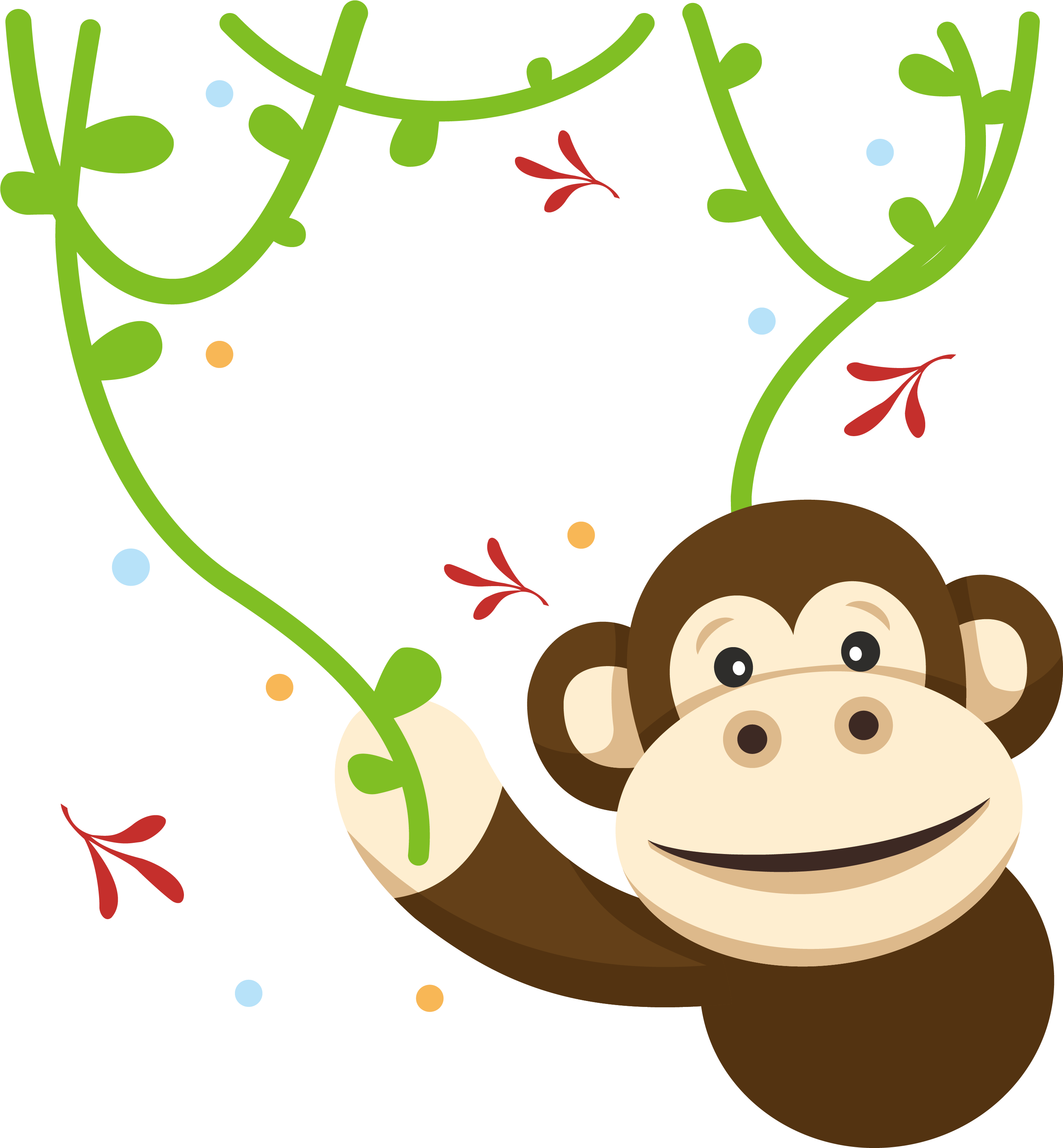 Gorilla Clip Art Gorillas - Mono Gorila De La Selva (2855x3085)