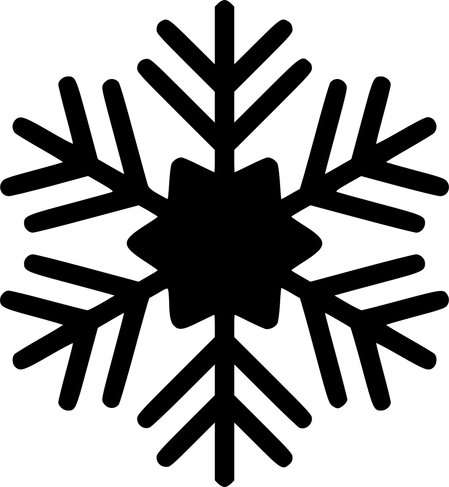 Snowflake Snow Winter Svg Png Icon Free Download - Clipart Flocon De Neige (902x980)