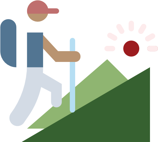 Hiker Free Icon - Hiking (512x512)