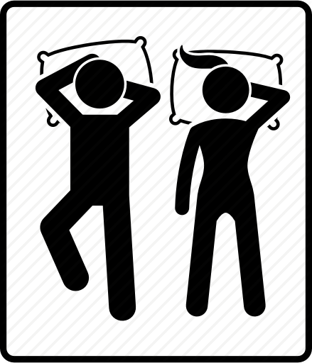 Resting Clipart Cot - California King Vs King (439x512)