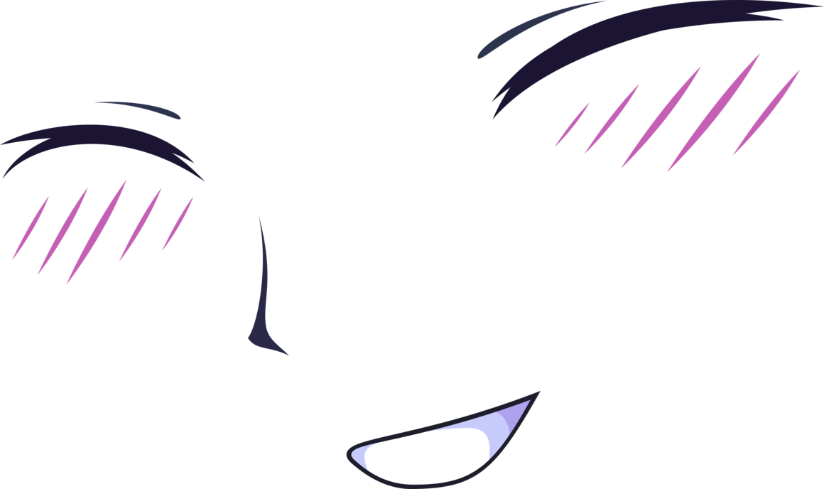 Clip Art Smiling Closed Eyes Blush - Clip Art (1160x688)