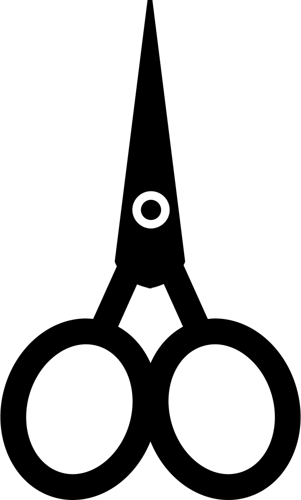 Clip Art Closed Scissors - Tool (590x980)