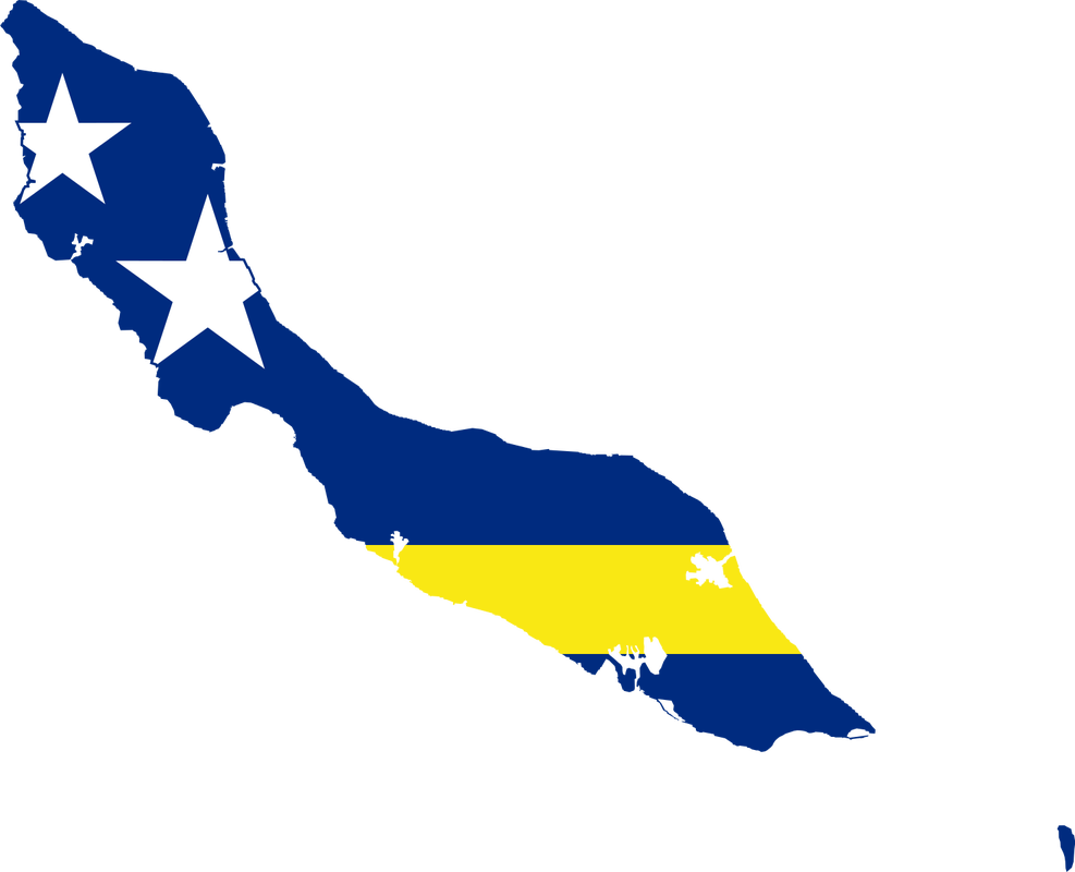 Nest Clipart Sparrow Nest - Curacao Flag Map (987x800)