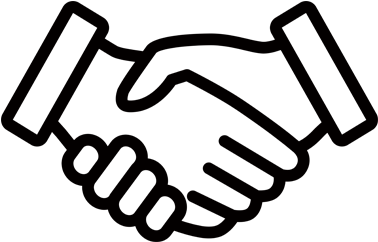 Strip-3 - Line Drawing Shake Hands (390x350)