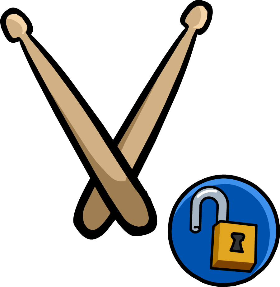Drum Sticks Clipart Club Penguin - Drum Sticks Clip Art (900x922)