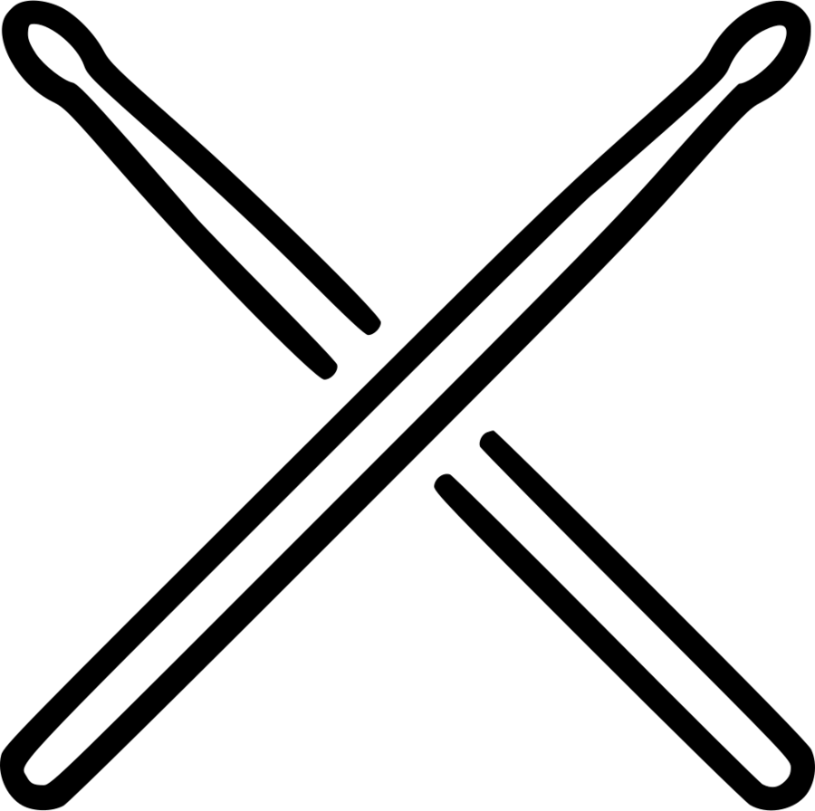 Drumstick Vector Clipart Drum Sticks & Brushes - Drumsticks Png (900x896)