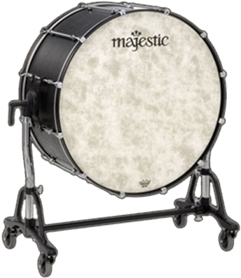 Majestic Mcb2818 Concert Bass Drum Vivace Music - Majestic 36" X 22" Concert Bass Drum (351x408)