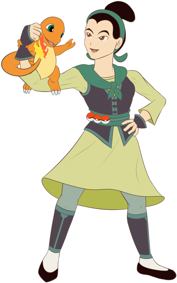 Mulan Pokemon Trainer By Blood-unbound - Mulan (730x1095)