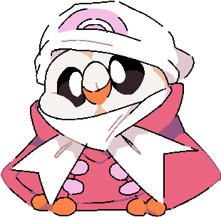 Rowlet In One Of The Starter Trainers' Clothes From - Pokémon Sinnoh Remake Meme (359x337)