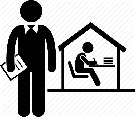 Coach Instructor Trainer Teacher - Home Tutor Icon (512x446)