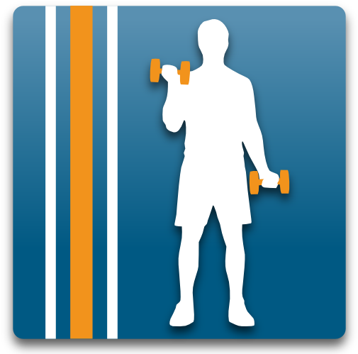 Virtual Trainer Dumbbell - Mobile App (512x512)