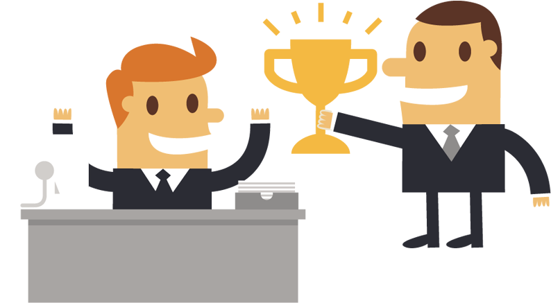 Clip Art Portfolio Categories Designshop Page Cartoon - Good Boss Clip Art (800x440)