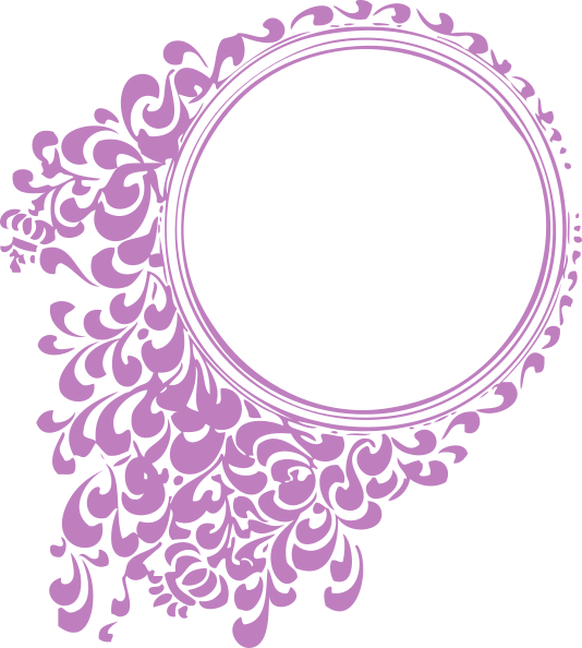 Jpg Library Purple Clip Art At - Circle Border Design Png (534x594)
