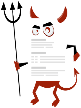 Liar, Liar, Resume On Fire - Bad Resume Templates (300x400)