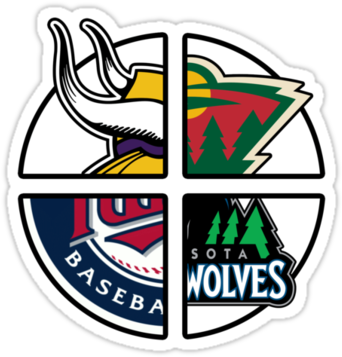 Mn Sports - Fathead Minnesota Twins Logo Wall Graphic (375x360)