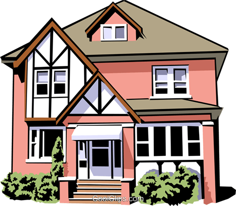 Collection Of - Draw A Two Story House (480x419)