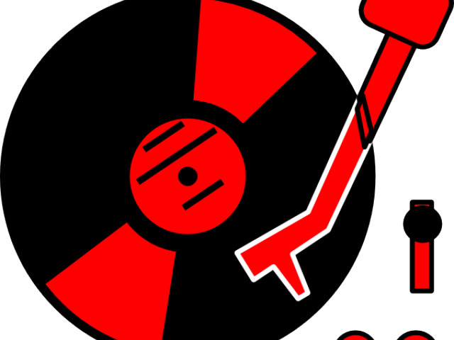 Dj Clipart Decks - Dj Turntable Vector Png (640x480)