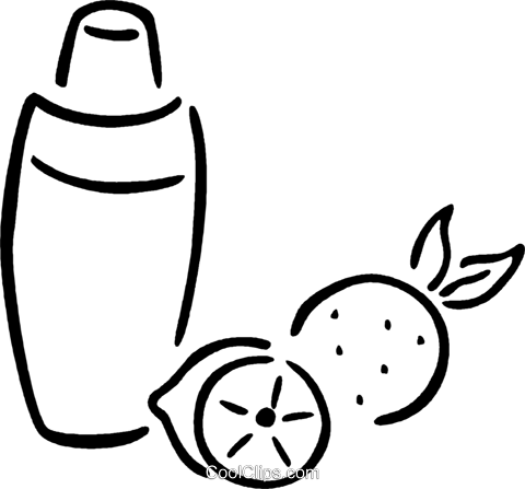 Cocktails And Mixed Drinks Royalty Free Vector Clip - Cartoon (480x447)