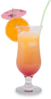 A Frugal And Enjoyable Poetry Slam Anniversary Date - Bahama Mama Cocktail Png (398x397)