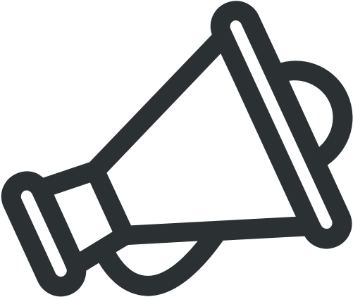 Vector Free Library Announcements Clipart Proclamation - Bullhorn Icon Gif (512x512)