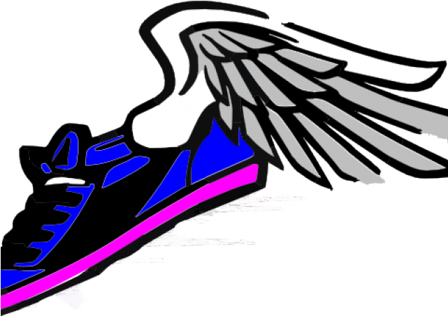 Gym Shoes Clipart Child Shoe - Hermes Shoe With Wings (640x480)