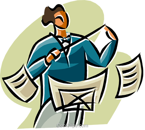 Conductor Royalty Free Vector Clip Art Illustration - Conductor (480x429)