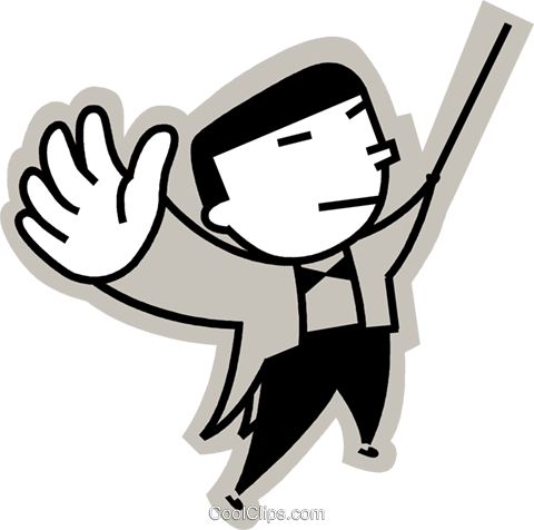 Conductor Royalty Free Vector Clip Art Illustration - Illustration (480x476)