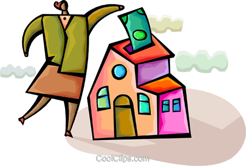 Mortgage And Loans Royalty Free Vector Clip Art Illustration - Mortgage And Loans Royalty Free Vector Clip Art Illustration (480x323)