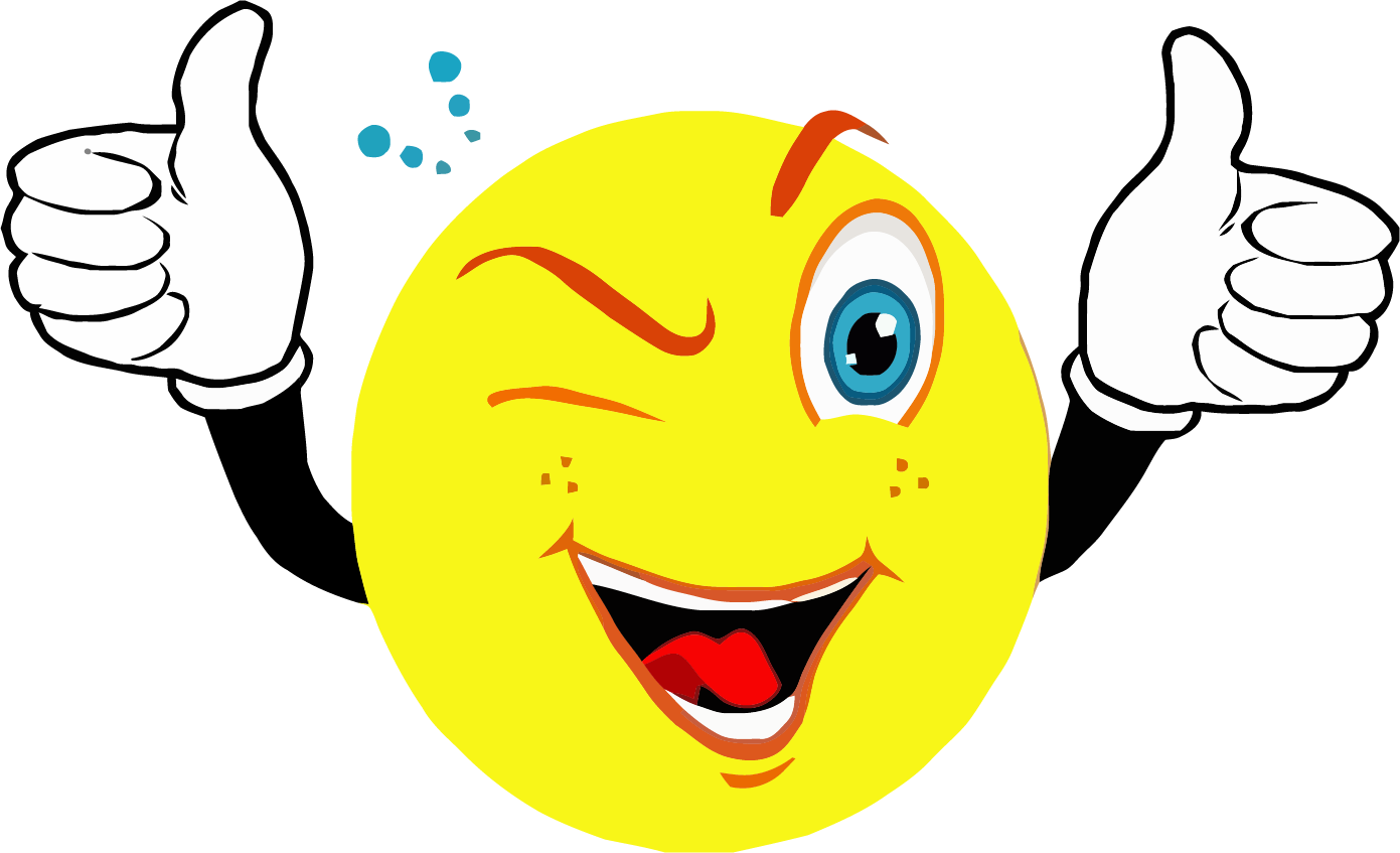 Smiley Face Clip Art - Smiley Face With Thumbs Up.