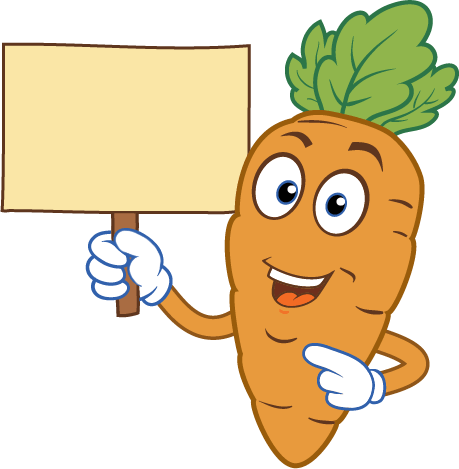 Free Download Carrot Clipart Perfect - Cartoon (459x469)