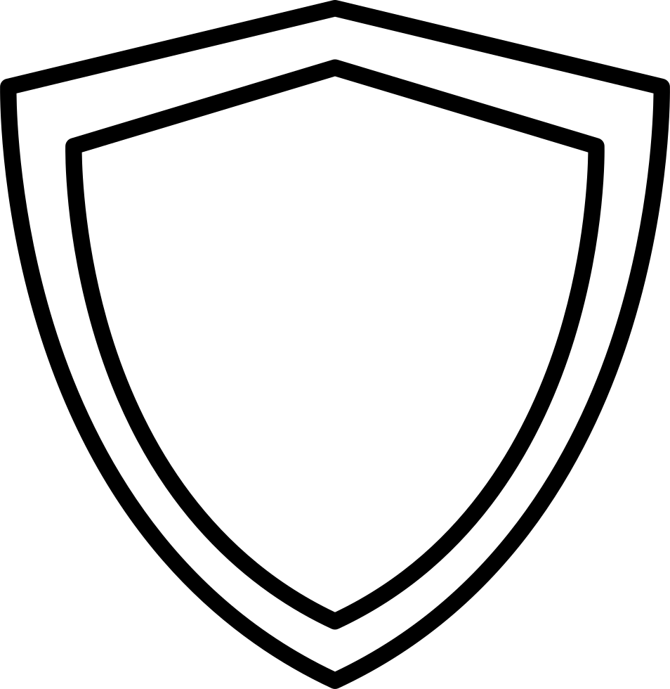 Shield Outline Svg Png Icon Free Download 18047 Import - Outline Shield Icon Png (954x980)