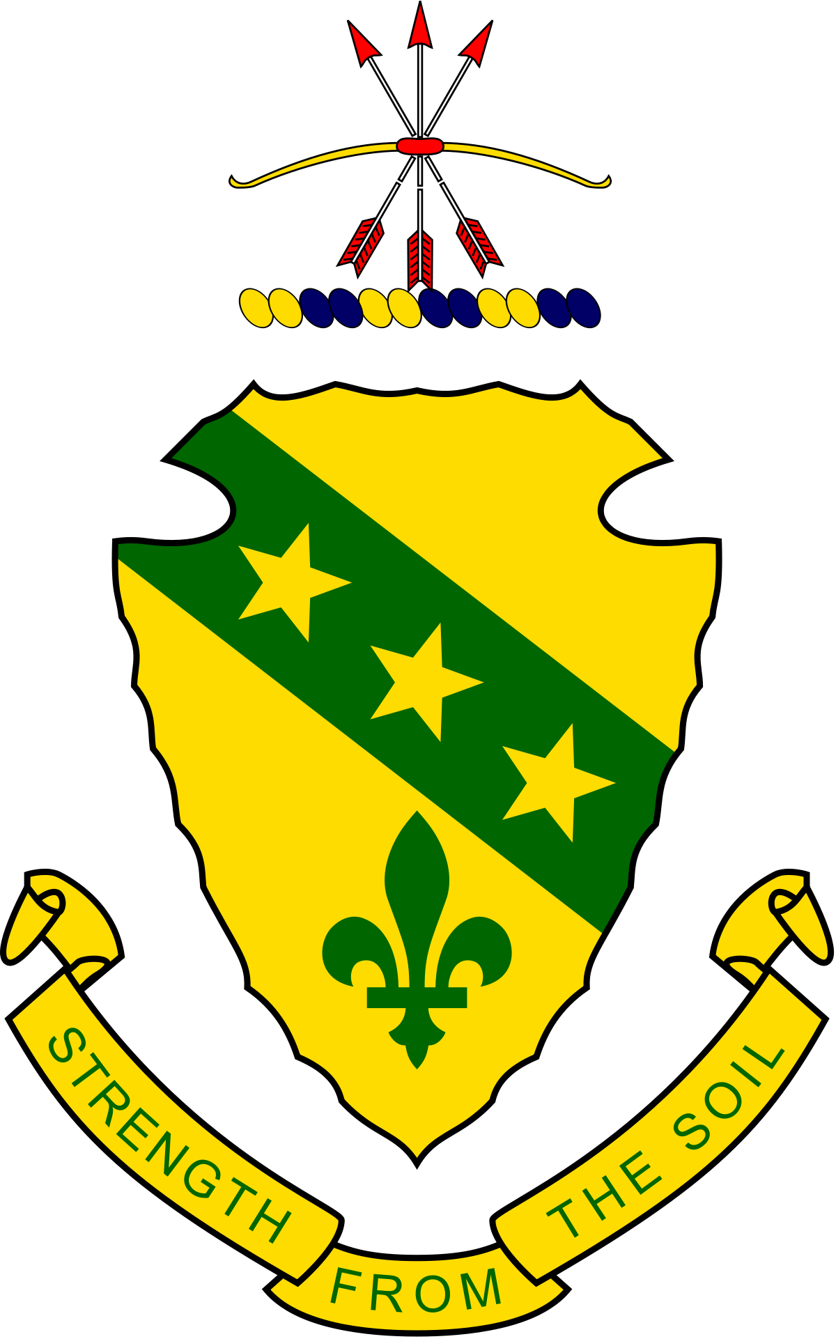 Green And Yellow Coat Of Arms (1200x1922)