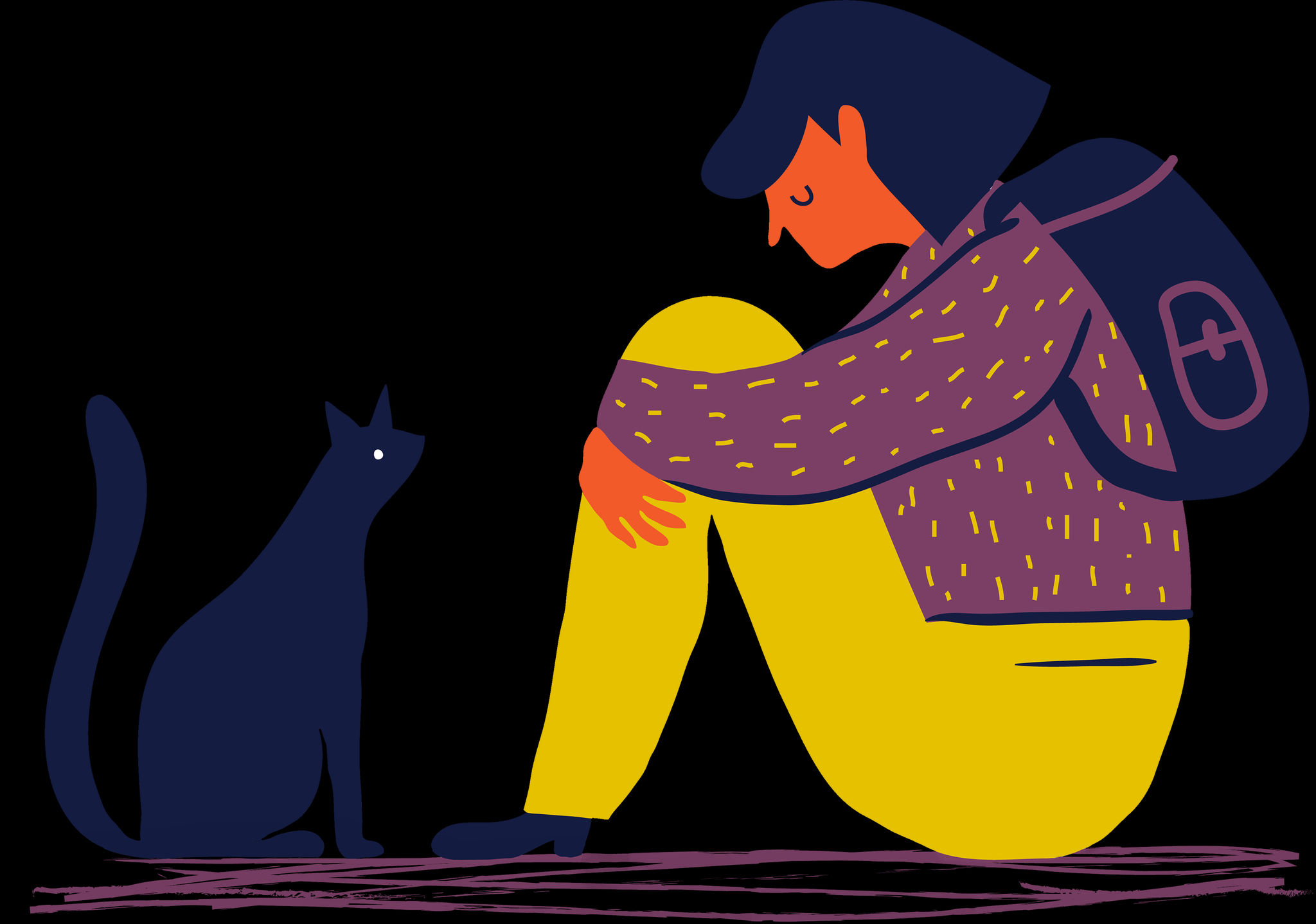 صور كرتون عن اكتئاب (2048x1438)