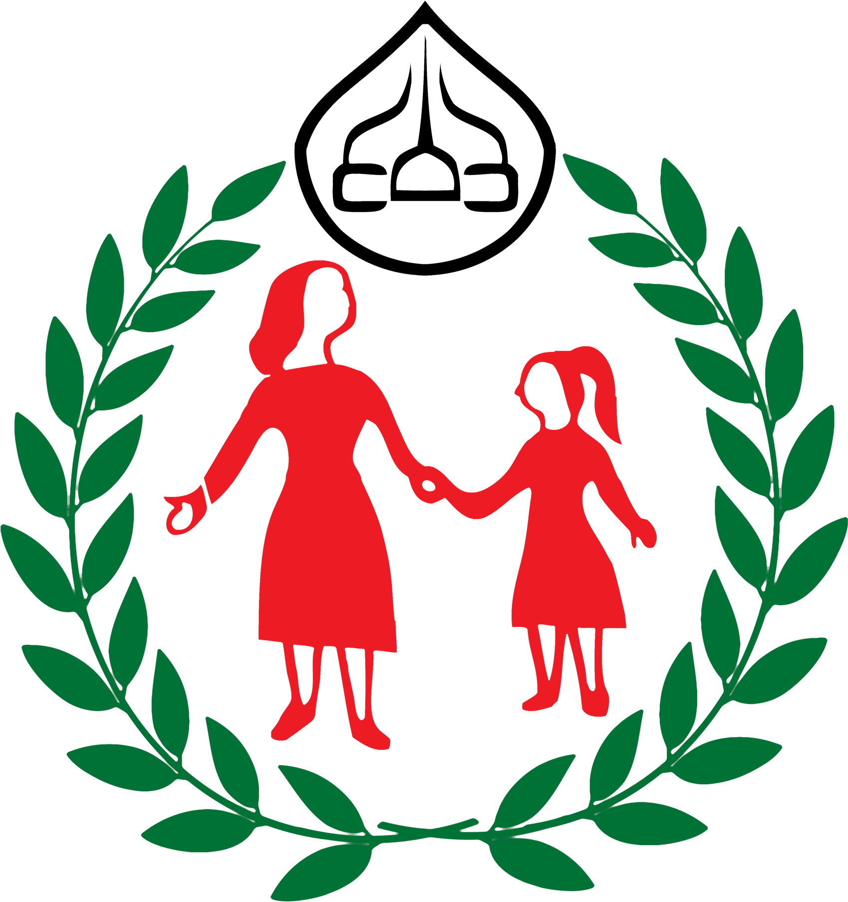 Clip Art Laurel Leaves (2000x2000)