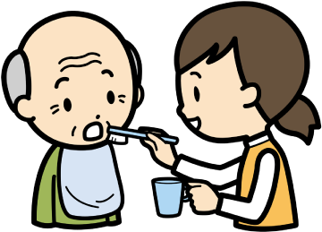 Not Only Do Caregivers Assist With Personal Care, They - Caregiving Cartoon (480x300)