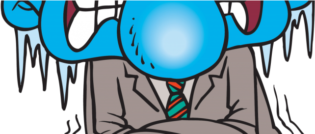 Hypothermia And The Elderly - Freezing Cold Clipart (669x272)