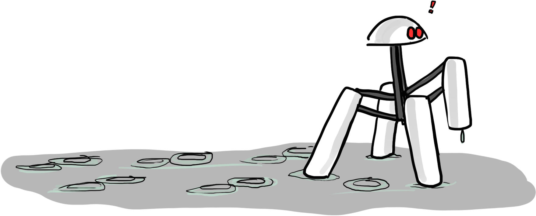 Imagine, A Small Crab-like Robot Walks Up To You And - Walking (1920x764)