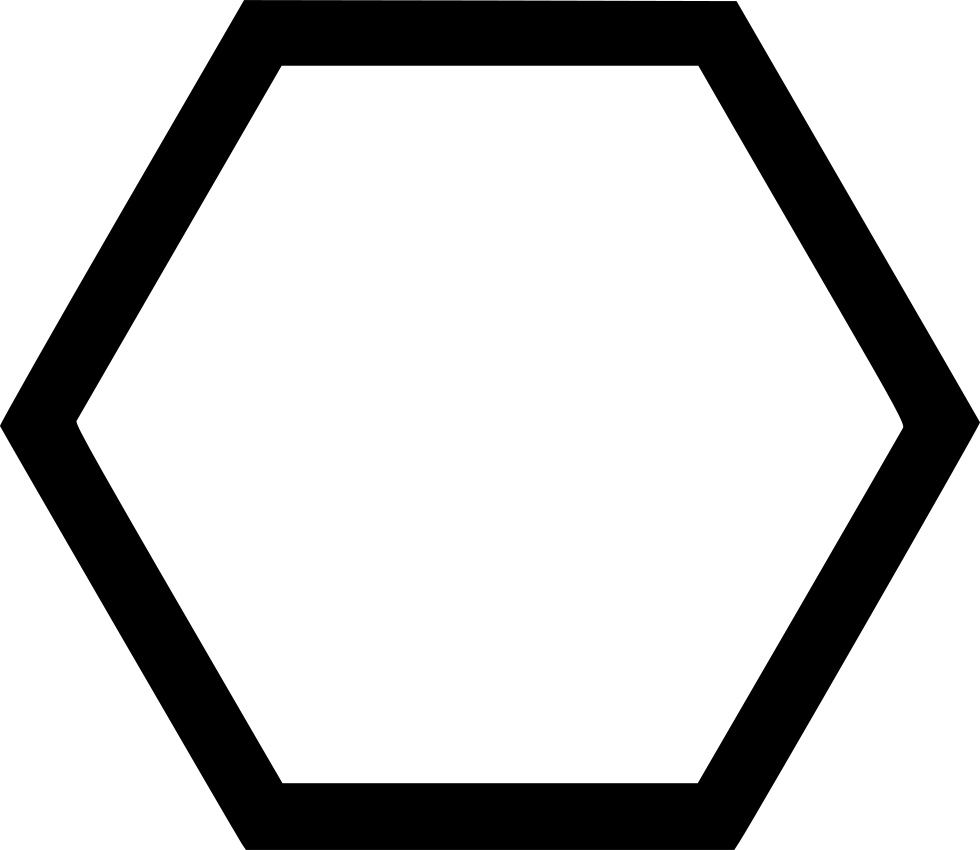 Tool Shape Polygon Polygontool Outline Comments - Shapes Black And White Cliparts (980x850)