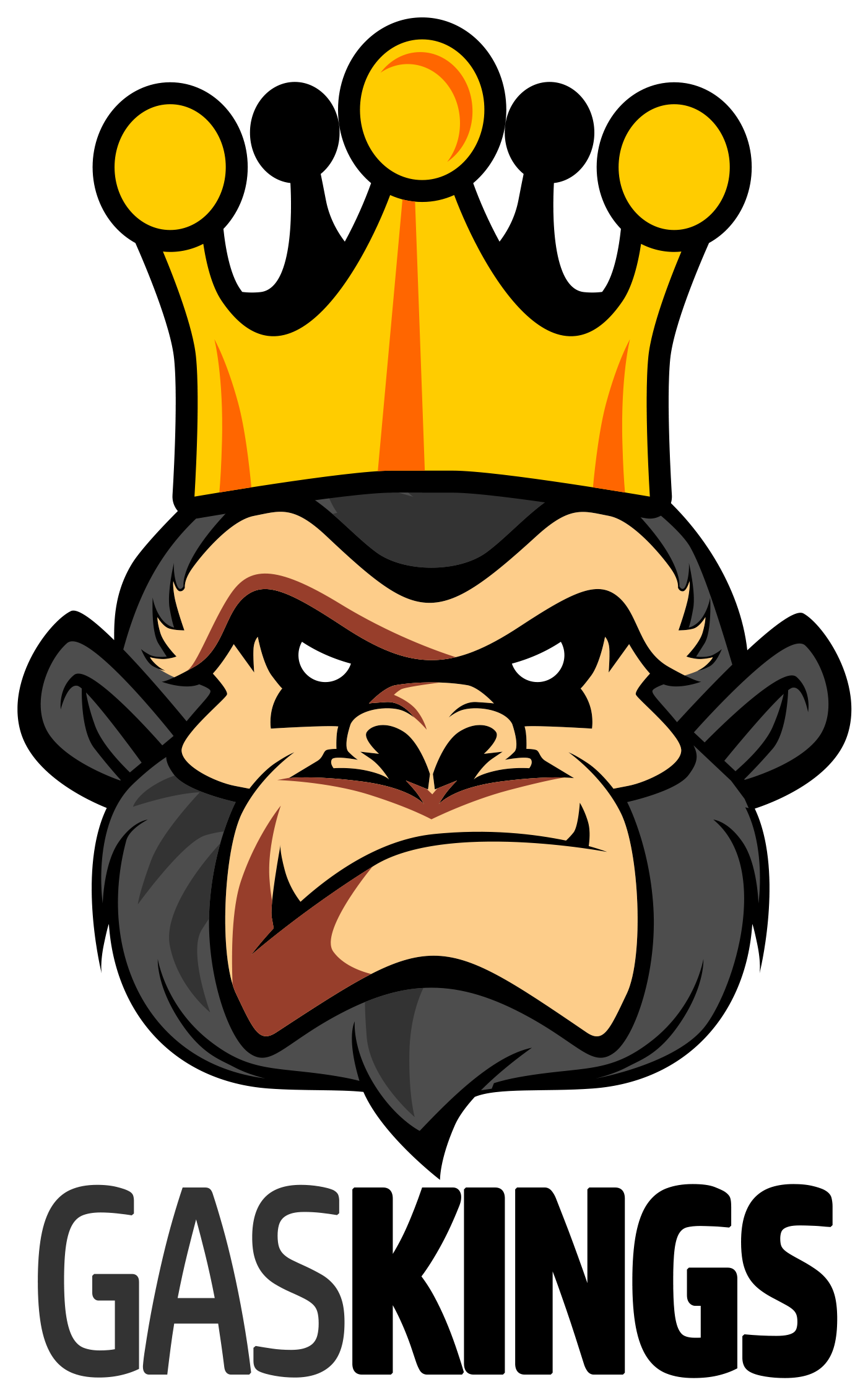 Graphic Freeuse Download Clip Youtubes Reaction - Gas King Logo (2476x2410)