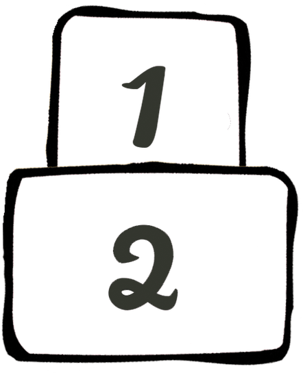 The Two-card Cross - Tarot (486x551)